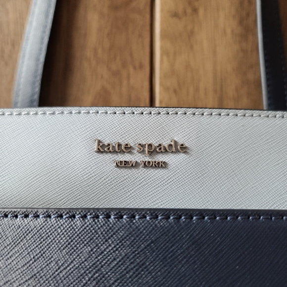 Kate Spade Navy & Light blue Purse - Picture 3 of 3
